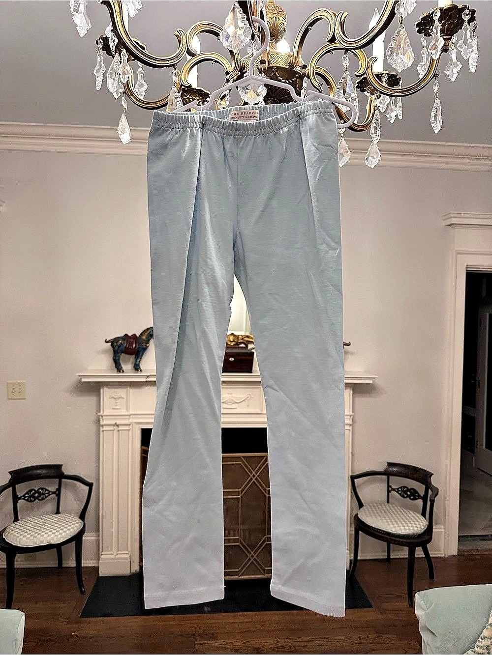 The Beaufort Bonnet Company TBBC light blue leggings, size 7